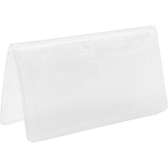 Clear Checkbook Cover - Picture 1 of 6